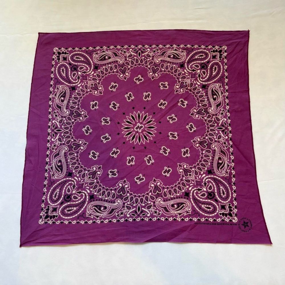 Hav-A-Hank Purple Bandana - Picture 3 of 4